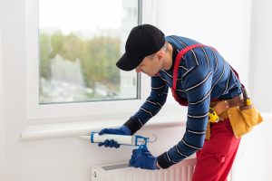 professional window caulking