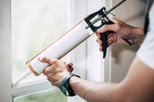 window caulking