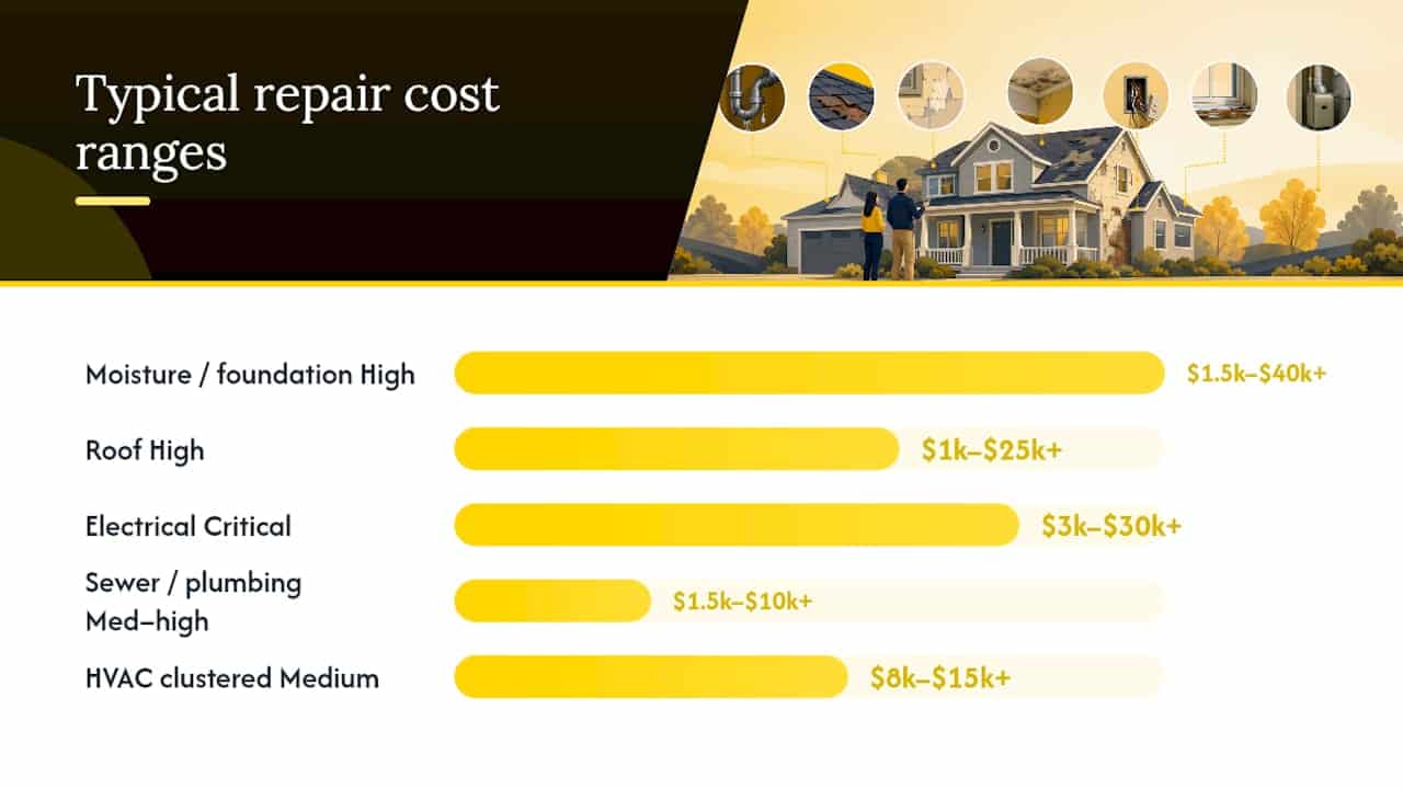 Diagram comparing deferred maintenance costs and urgency