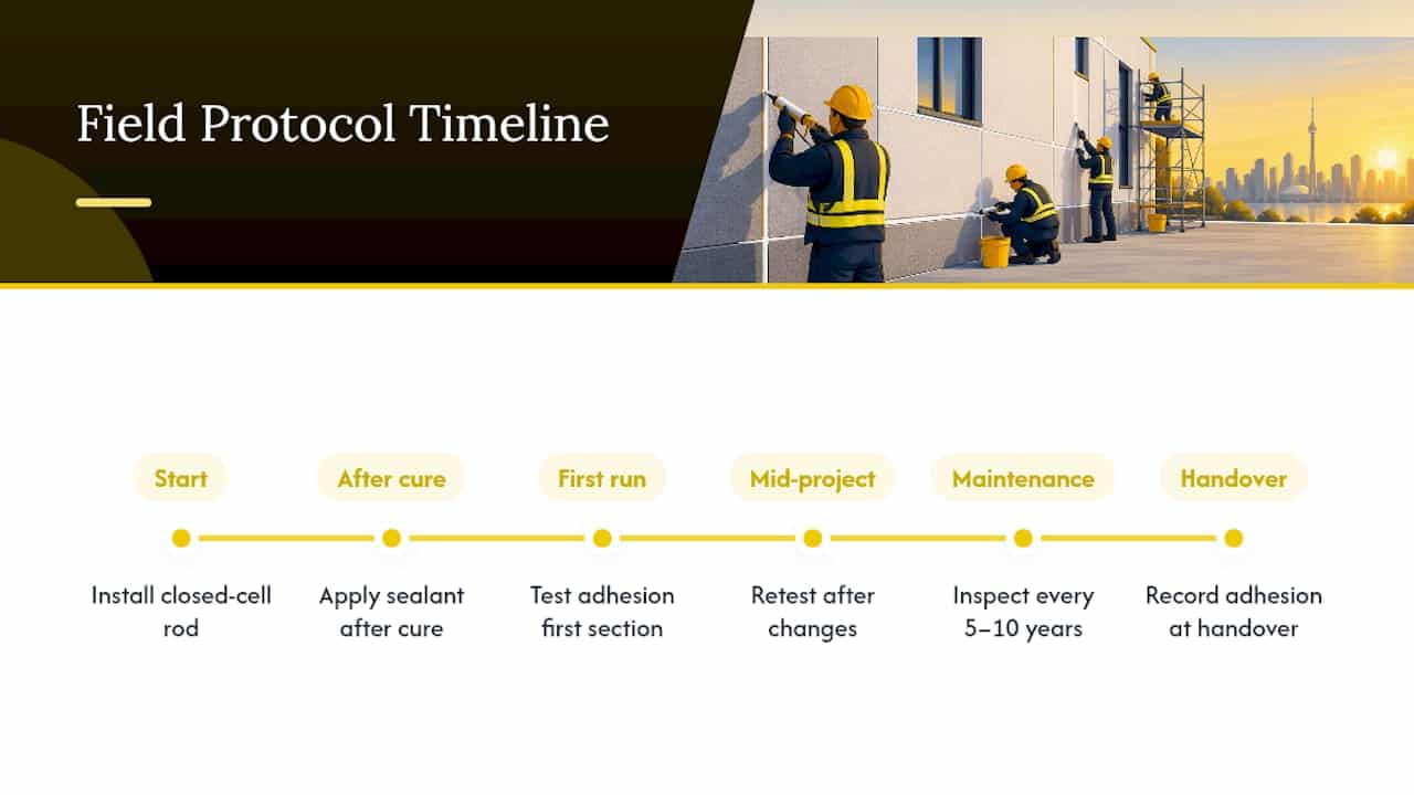 EIFS joint sealing maintenance protocol